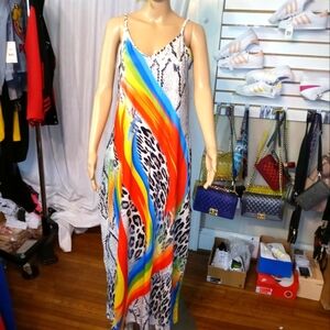 Women Summer Dress multicolor